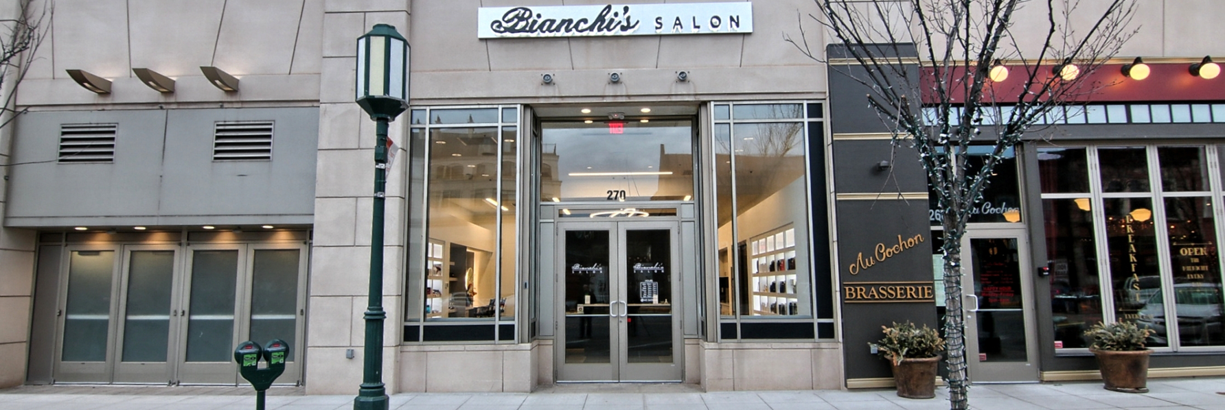 Interior of Bianchi's Salon of Birmingham on N. Old Woodward
